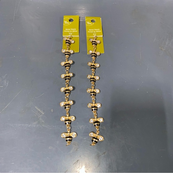 Bumble bee beads/charms (lot of 2 strands) - Picture 4 of 7